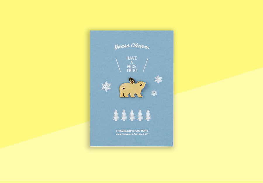 TRAVELER'S FACTORY - Limited Edition - Charm Brass Small Bear