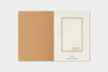 Load image into Gallery viewer, TRAVELER'S COMPANY - Traveler's Notebook Passport - 2027 Monthly Diary