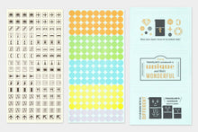 Laden Sie das Bild in den Galerie-Viewer, TRAVELER'S COMPANY - Traveler's Notebook - 2027 Individuelles Sticker-Set