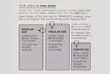 Laden Sie das Bild in den Galerie-Viewer, TRAVELER'S COMPANY - Traveler's Notebook - 2027 Individuelles Sticker-Set