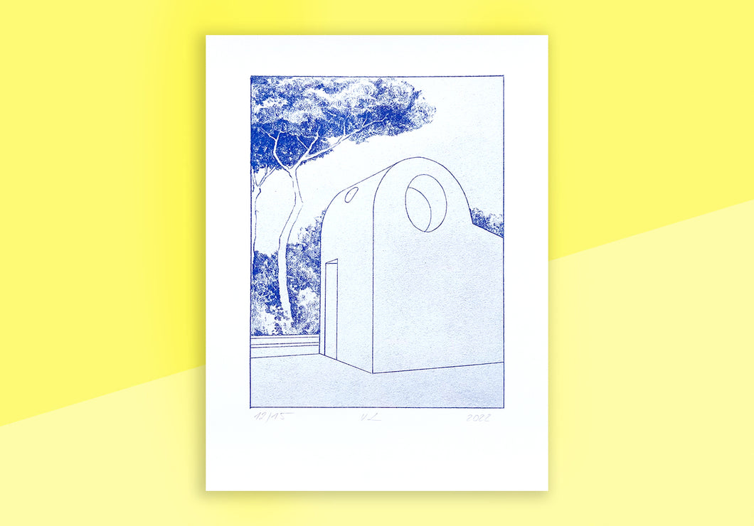 VANESSA LINDENAU - Morning Chapel - Riso Print A3