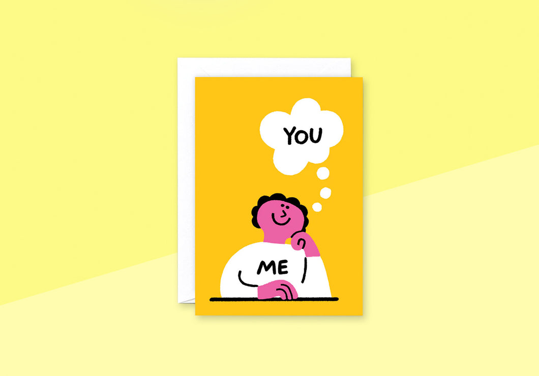 WRAP - Grußkarte - Me Thinking About You