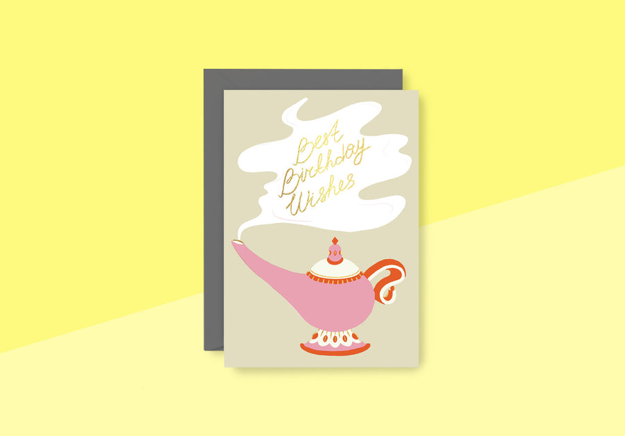 WRAP - Grußkarte - Best Birthday Wishes