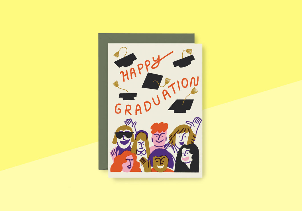 WRAP - Grußkarte - Happy Graduation
