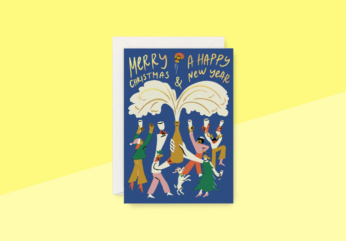 WRAP - Greeting card - Merry Christmas Celebration