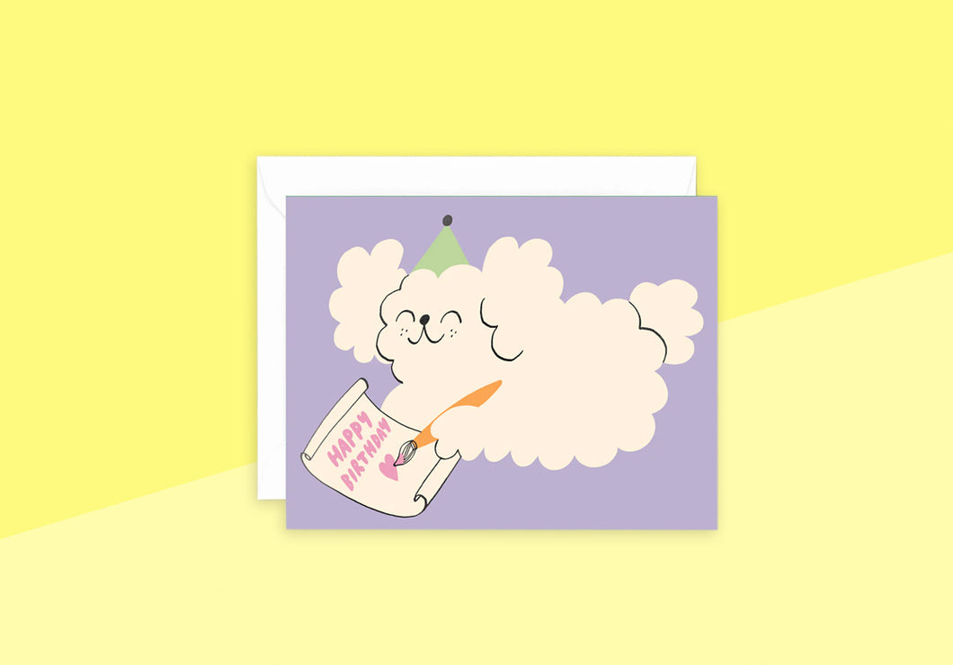 WRAP - Grußkarte - Happy Birthday Painting