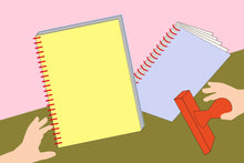 Load image into Gallery viewer, 31.08.2026  - Kids' Workshop - Design Your Own Spiral-Bound Notebook!