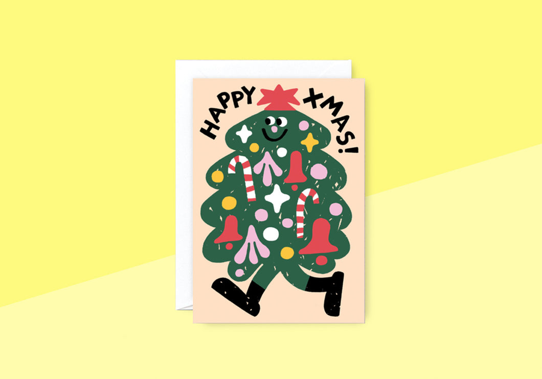 WRAP - Grußkarte - Happy Xmas