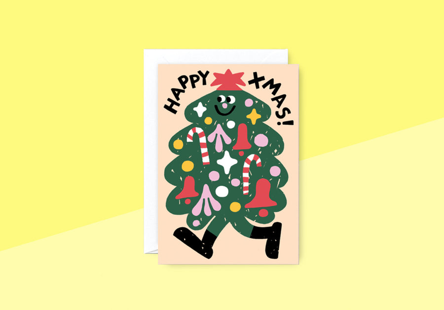 WRAP - Grußkarte - Happy Xmas