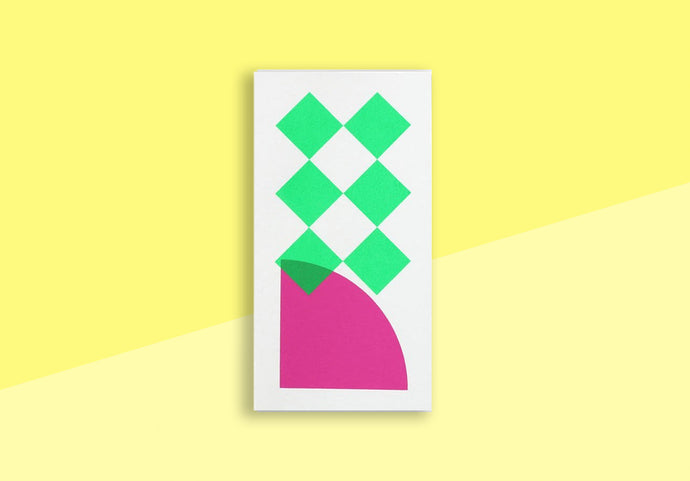 HANADURI - Hanji book - Play - Neon green, pink
