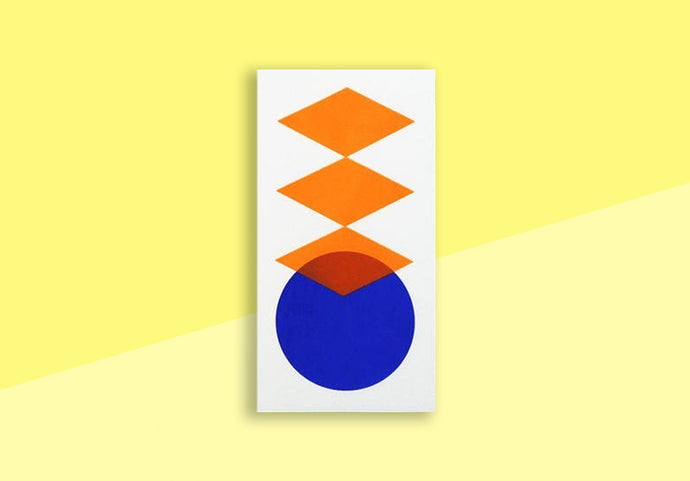 HANADURI - Hanji book - Play - Neon orange, blue