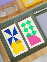 Load image into Gallery viewer, HANADURI - Hanji book - Play - Neon green, pink