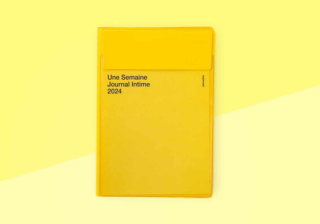 HIGHTIDE - Iris diary 2024 weekly  - B6 Yellow