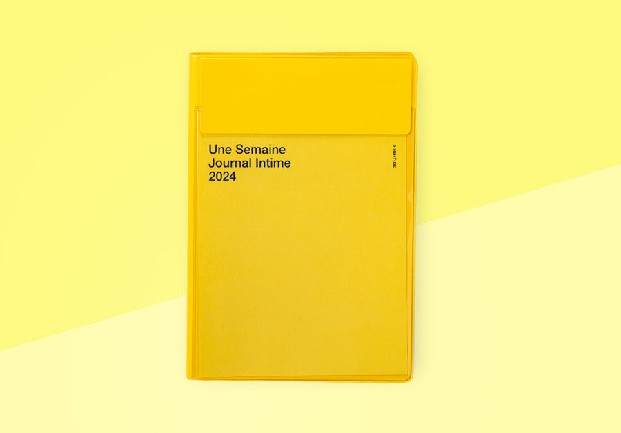 HIGHTIDE - Iris diary 2024 weekly  - B6 Yellow