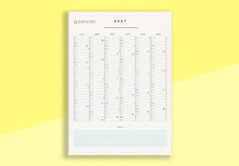 Laden Sie das Bild in den Galerie-Viewer, RED FRIES - Wandkalender A3 - future 2027
