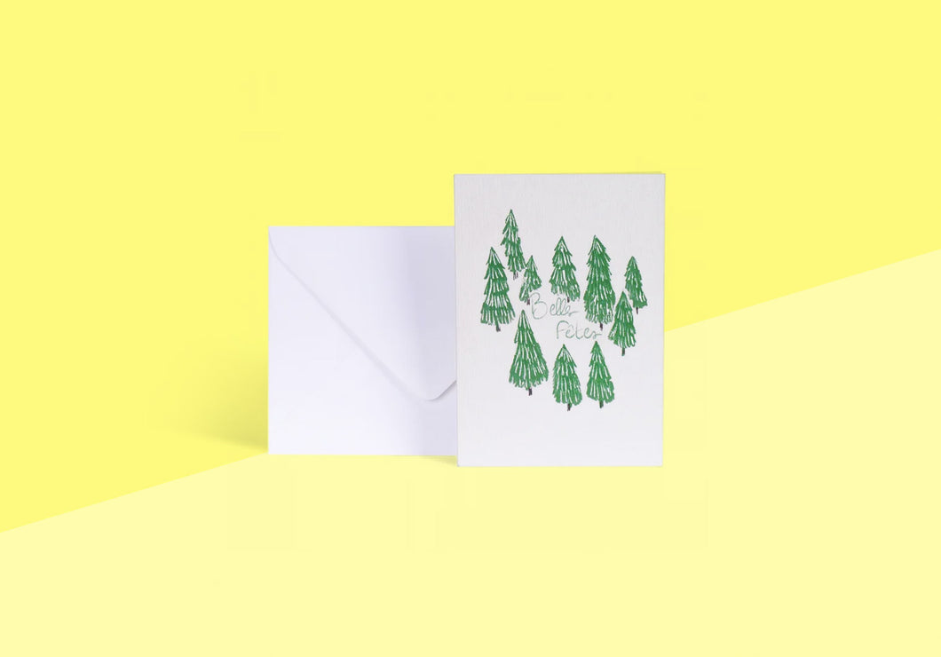 SEASON PAPER COLLECTION - Greeting Card - Forêt Belles Fêtes