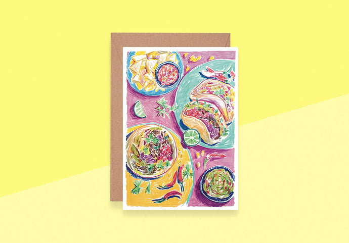 SOUS-BOIS - Greeting card - Tacos Party