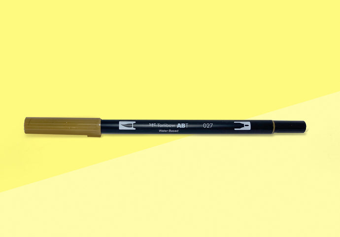 TOMBOW - ABT Dual Brush Pen - 027 dark ochre