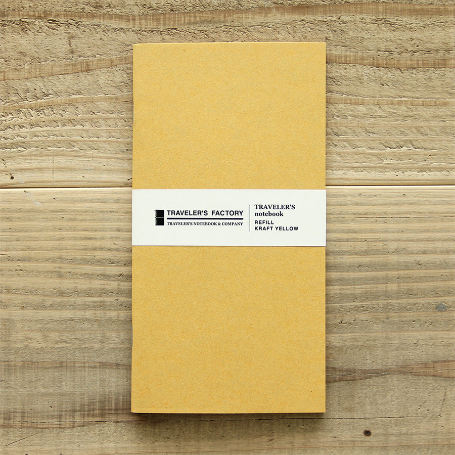 TRAVELER'S FACTORY - Regular size Refill - Kraft Yellow