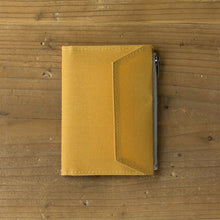 Load image into Gallery viewer, TRAVELER&#39;S FACTORY - Paper Cloth Zipper Passport size - Mustard