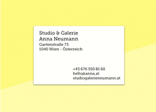 Load image into Gallery viewer, SOUS-BOIS - business cards  – &quot;blanc #2&quot;