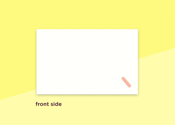 SOUS-BOIS - business cards  – "simples"
