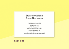 Load image into Gallery viewer, SOUS-BOIS - business cards  – &quot;simples&quot;