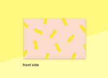 Load image into Gallery viewer, SOUS-BOIS - business cards  – &quot;confetti jaune&quot;