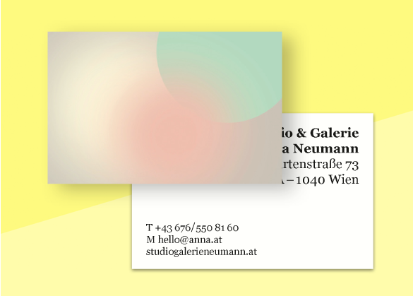 SOUS-BOIS - business cards  – "poudre"