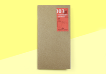 Load image into Gallery viewer, TRAVELER&#39;S COMPANY – Traveler&#39;s Notebook Regular - 003 Blank Notebook