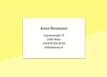 Load image into Gallery viewer, SOUS-BOIS - business cards  – &quot;cerise&quot;