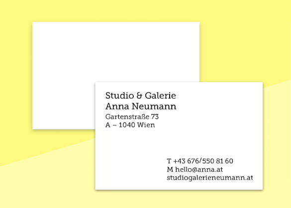 SOUS-BOIS - business cards  – 