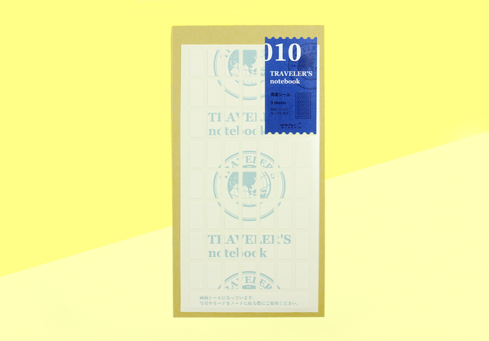 TRAVELER'S COMPANY – Traveler's Notebook Regular – 010 Double-Sided Stickers