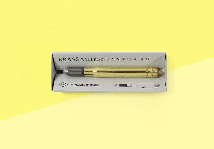 TRAVELER'S COMPANY – Brass Ballpoint Pen