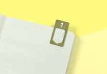 Load image into Gallery viewer, TRAVELER&#39;S COMPANY – Brass Number Clips