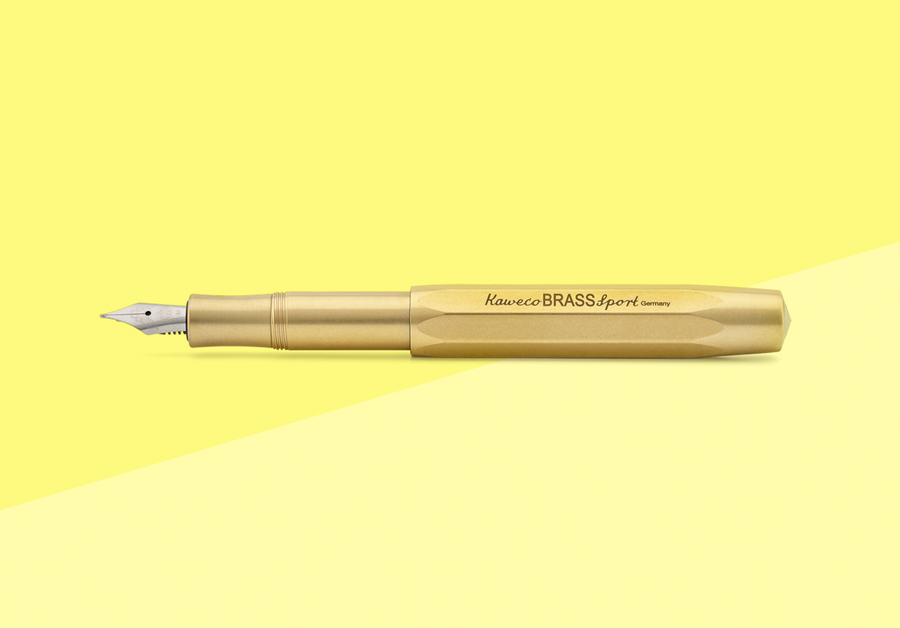 KAWECO - BRASS SPORT - Fountain Pen - Brass