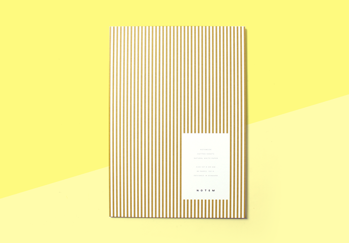 NOTEM - VITA Notizbuch Medium - Ocker