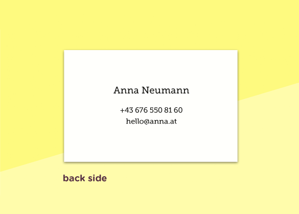 SOUS-BOIS - business cards  – "cocon"