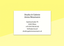 Load image into Gallery viewer, SOUS-BOIS - business cards  – &quot;cerise&quot;