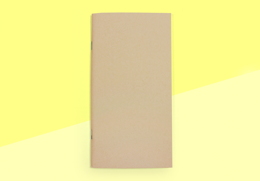 TRAVELER'S COMPANY – Traveler's Notebook Regular – 014 Kraft Paper Notebook