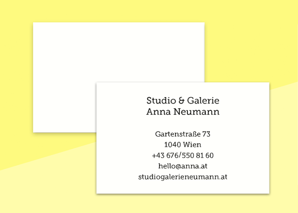 SOUS-BOIS - business cards  – 