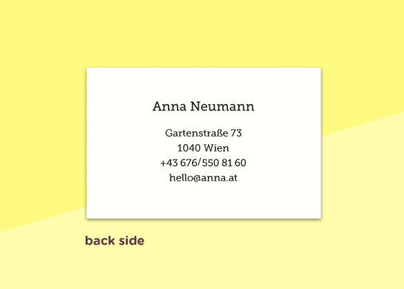 SOUS-BOIS - business cards  – "bulle"