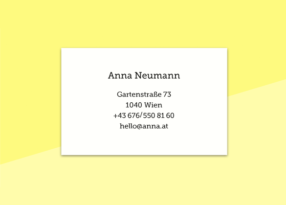 SOUS-BOIS - business cards  – "goudoul"