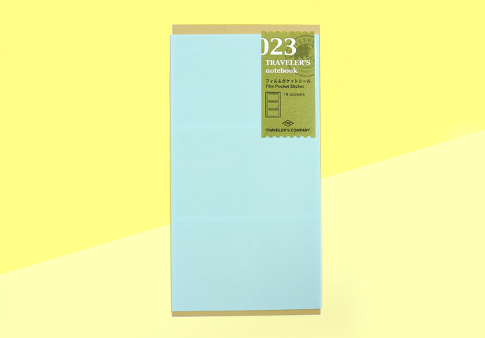 TRAVELER'S COMPANY – Traveler's Notebook Regular – 023 Film Pocket Sticker