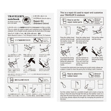 Load image into Gallery viewer, TRAVELER&#39;S COMPANY – Traveler&#39;s Notebook Regular – 009 Repair Kit - Standard Colors