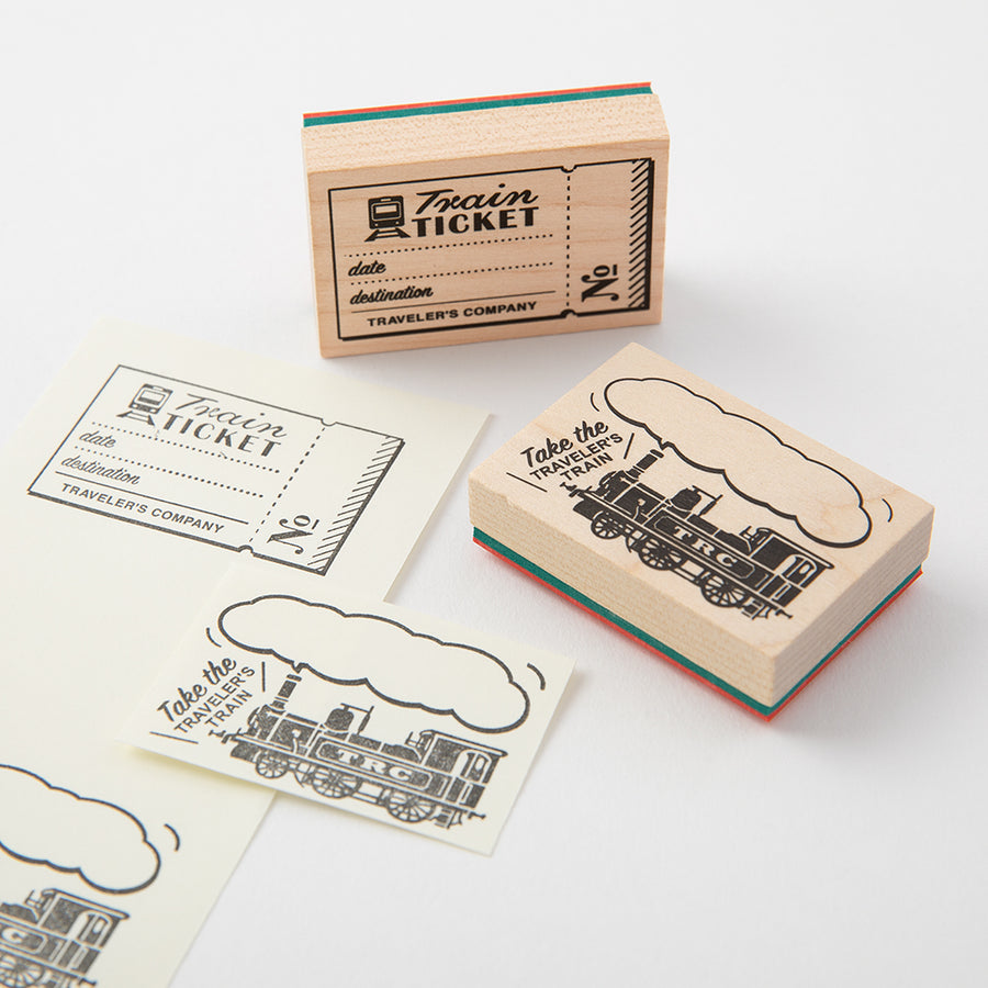 TRAVELER'S COMPANY - Traveler's Notebook Passport Size -  Limited Set Train