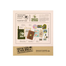 Load image into Gallery viewer, TRAVELER&#39;S COMPANY – Traveler&#39;s Notebook Passport Size - Limited Set Record