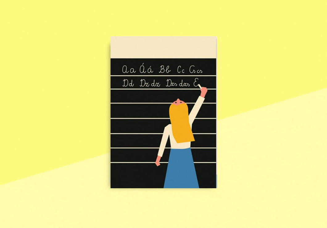 ANNA KÖVECSES - Postcard - Blackboard