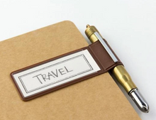 Load image into Gallery viewer, TRAVELER&#39;S COMPANY – Pen Holder Sticker - brown