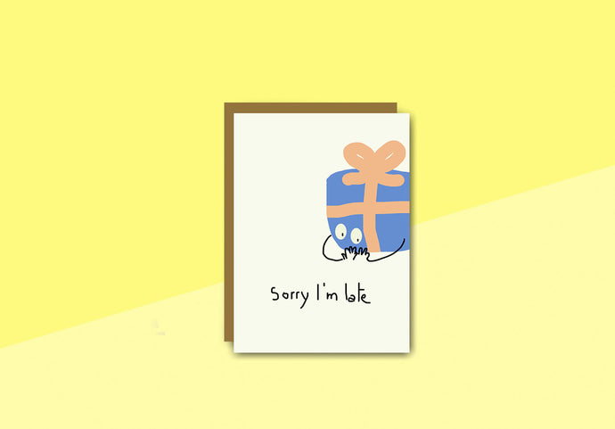 SOUS-BOIS - Greeting card - I'm late